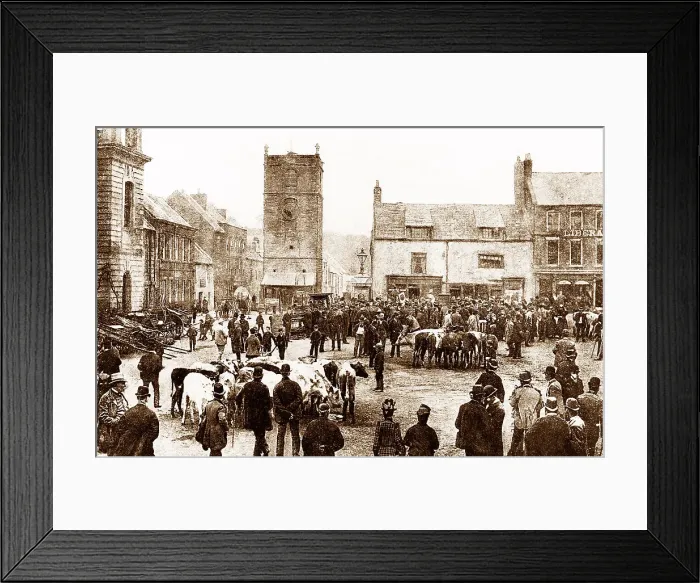 Framed Print : Market Place, Morpeth Framed Print : Market Place, Morpeth