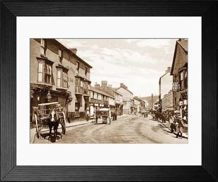 Framed Print : Mountain Ash Oxford Street early 1900s Framed Print : Mountain Ash Oxford Street early 1900s