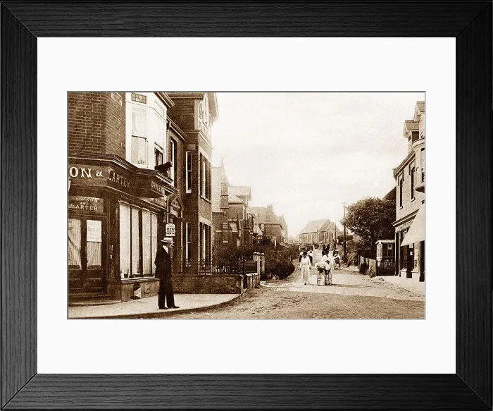 Framed Print : Cromer Road, Mundesley