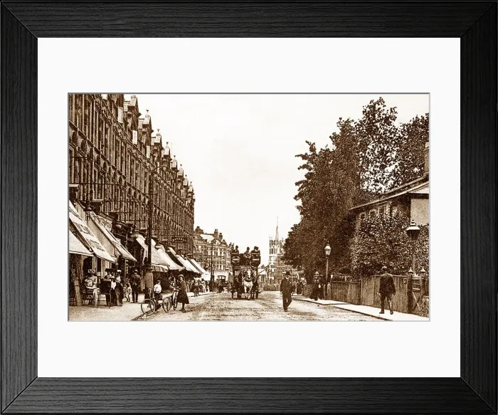 Framed Print : Queens Parade, Muswell Hill Framed Print : Queens Parade, Muswell Hill
