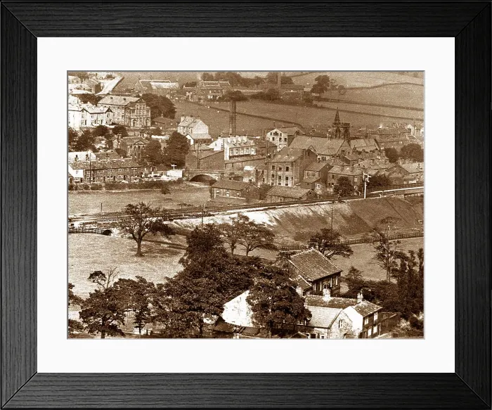 Framed Print : Mytholmroyd early 1900s Framed Print : Mytholmroyd early 1900s