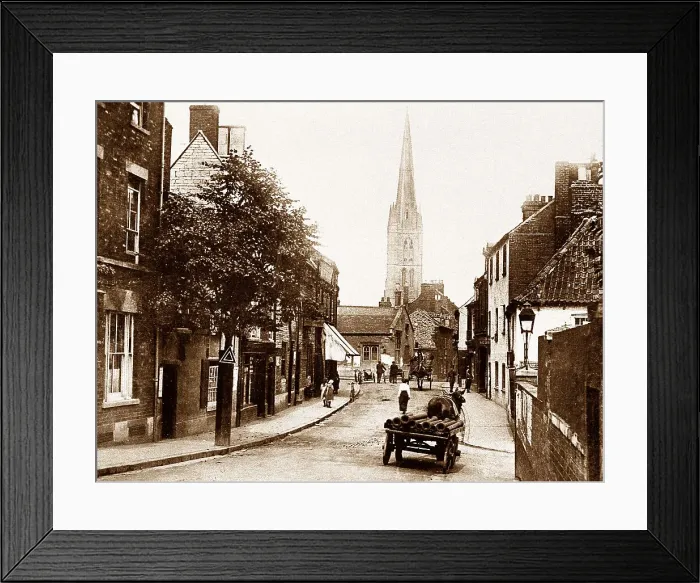 Framed Print : Castlegate, Grantham Framed Print : Castlegate, Grantham