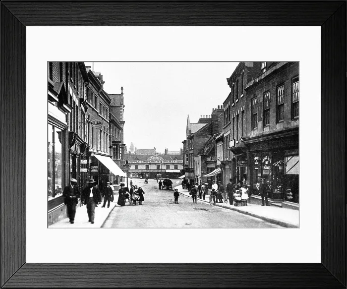 Framed Print : Grantham Watergate early 1900s Framed Print : Grantham Watergate early 1900s