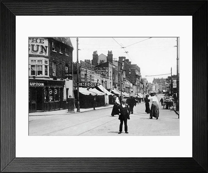 Framed Print : Gravesend New Road early 1900s Framed Print : Gravesend New Road early 1900s