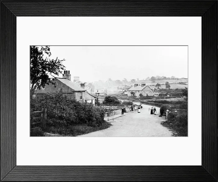 Framed Print : Greasbrough Coach Road early 1900s Framed Print : Greasbrough Coach Road early 1900s