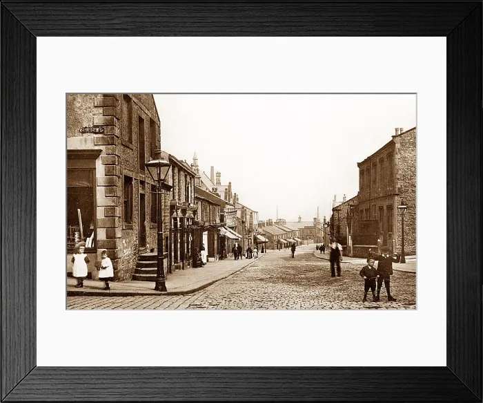 Framed Print : Queen Street, Great Harwood Framed Print : Queen Street, Great Harwood