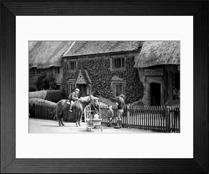 Framed Print : Great Tew early 1900s Framed Print : Great Tew early 1900s