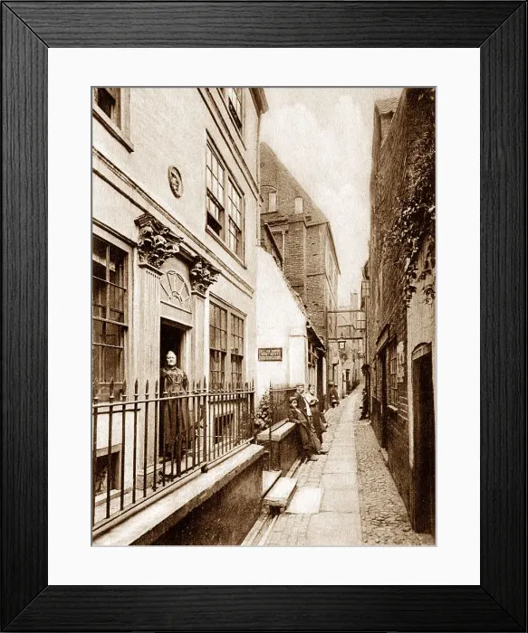 Framed Print : A Row, Great Yarmouth Framed Print : A Row, Great Yarmouth
