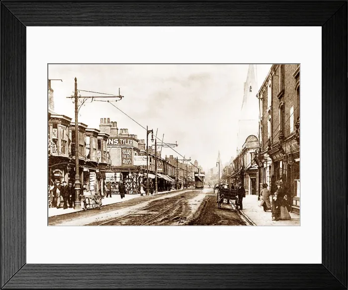 Framed Print : Grimsby Freeman Street early 1900s Framed Print : Grimsby Freeman Street early 1900s