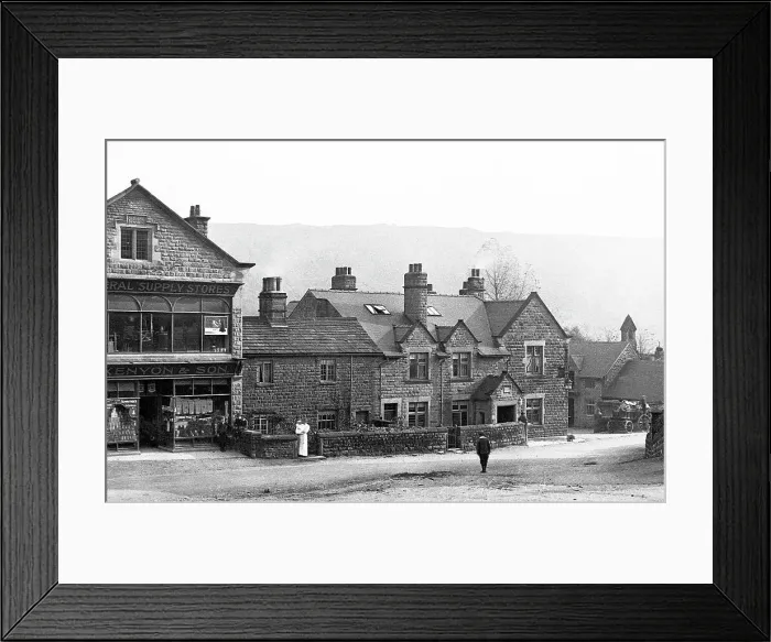 Framed Print : Grindleford early 1900s Framed Print : Grindleford early 1900s