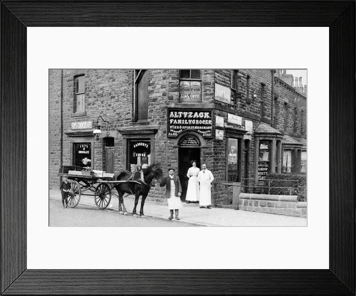 Framed Print : Ilkley Grocer early 1900s Framed Print : Ilkley Grocer early 1900s