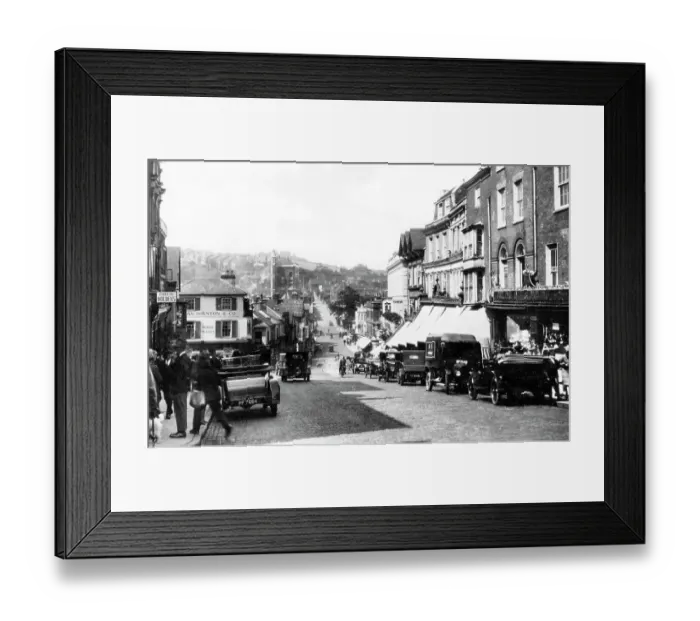 Framed Print : Guildford High Street probably 1920s Framed Print : Guildford High Street probably 1920s