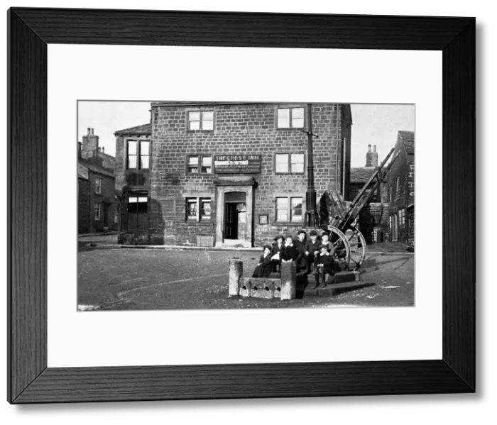 Framed Print : Guiseley Stocks early 1900s Framed Print : Guiseley Stocks early 1900s