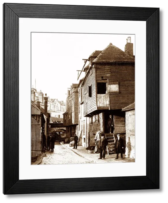 Framed Print : Folkestone Fishmarket early 1900s Framed Print : Folkestone Fishmarket early 1900s