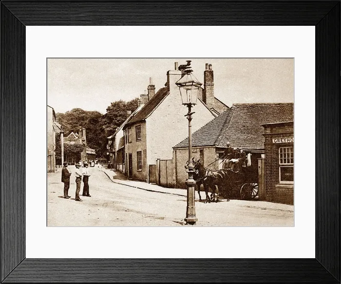 Framed Print : Fordingbridge Salisbury Street early 1900s Framed Print : Fordingbridge Salisbury Street early 1900s