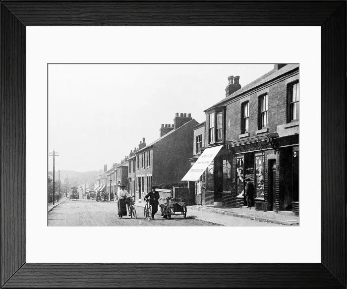 Framed Print : Forest Town Clipstone Road early 1900s Framed Print : Forest Town Clipstone Road early 1900s