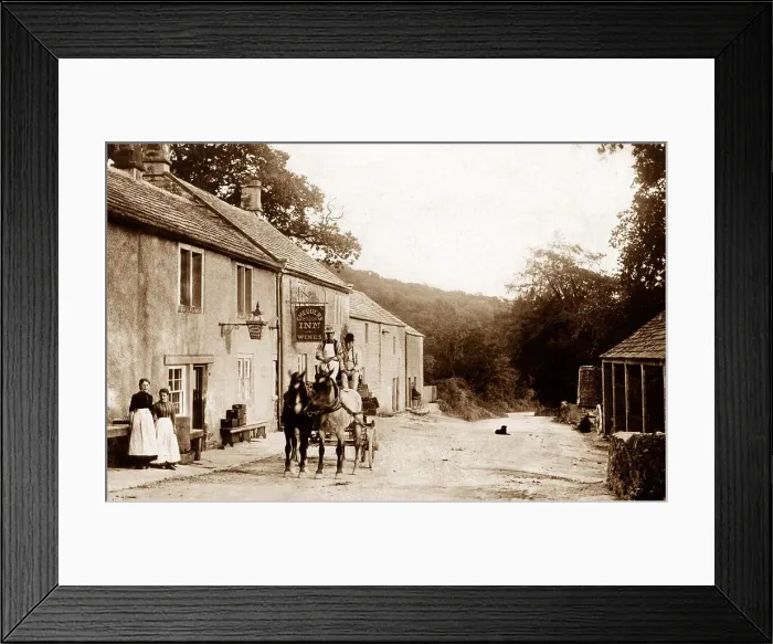 Framed Print : Froggatt Edge early 1900s Framed Print : Froggatt Edge early 1900s