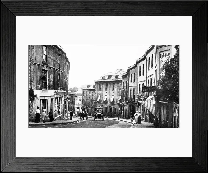 Framed Print : Frome - Bath Street probably 1920s Framed Print : Frome - Bath Street probably 1920s