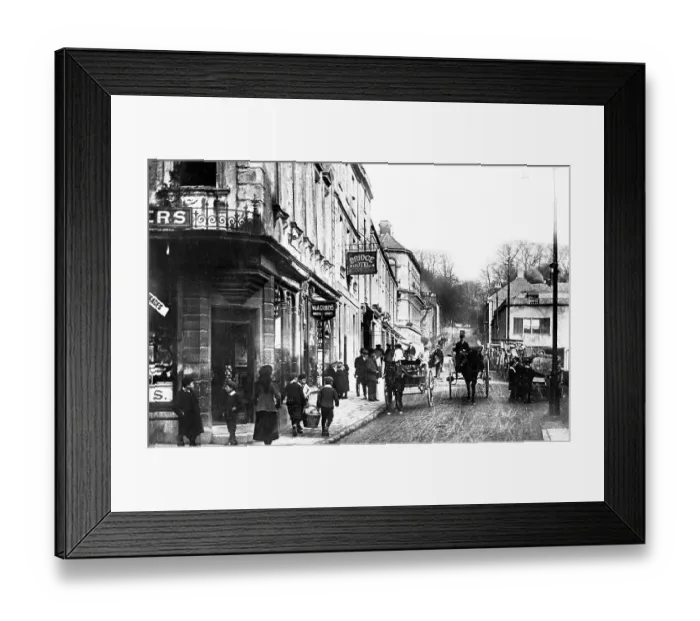 Framed Print : Frome Bridge Street early 1900s Framed Print : Frome Bridge Street early 1900s
