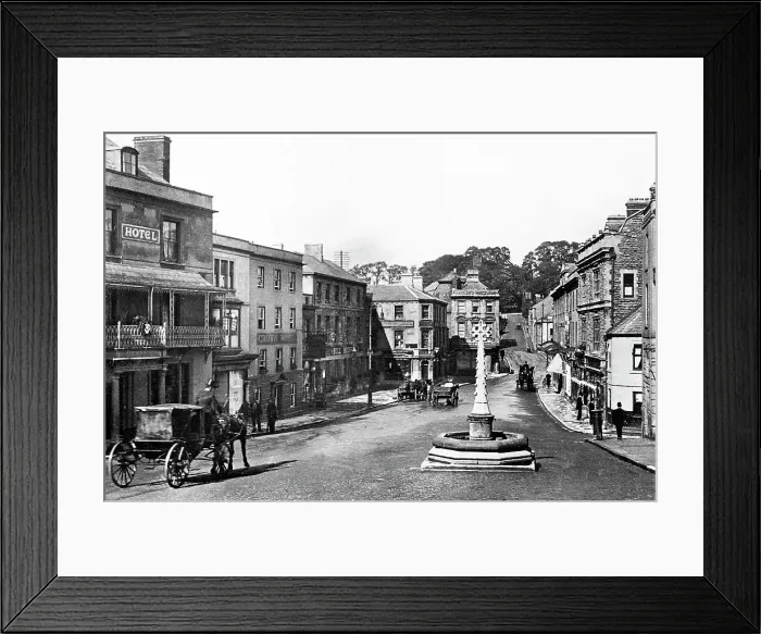 Framed Print : Frome Market Place early 1900s Framed Print : Frome Market Place early 1900s