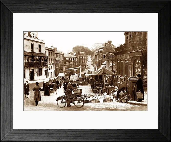 Framed Print : Market Place, Frome Framed Print : Market Place, Frome
