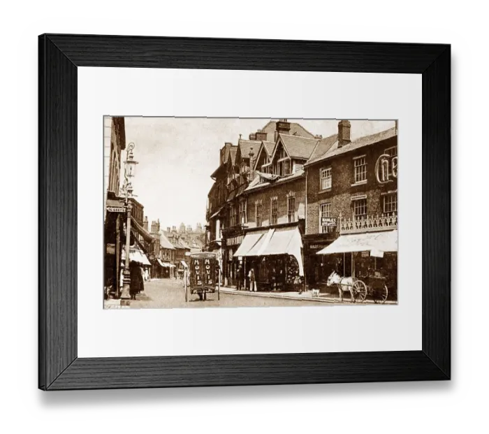 Framed Print : Henley on Thames Bell Street early 1900s Framed Print : Henley on Thames Bell Street early 1900s