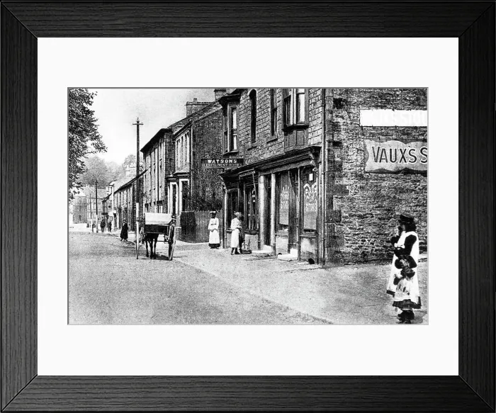 Framed Print : Stanhope Front Street early 1900s Framed Print : Stanhope Front Street early 1900s