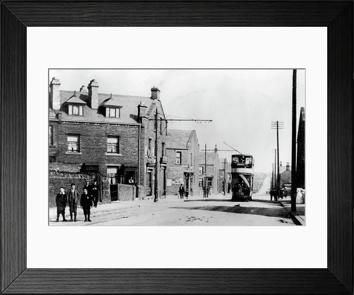 Framed Print : Stanningley Leeds Road early 1900s Framed Print : Stanningley Leeds Road early 1900s