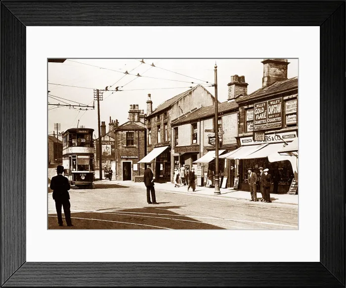 Framed Print : Town Street, Stanningley Framed Print : Town Street, Stanningley