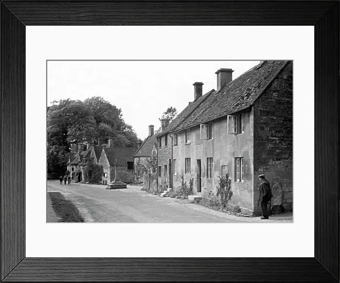 Framed Print : Stanton Gloucestershire early 1900s Framed Print : Stanton Gloucestershire early 1900s