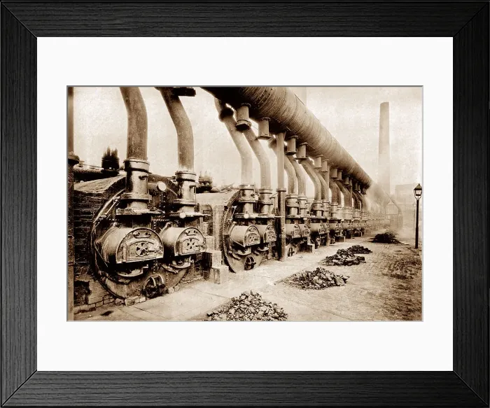 Framed Print : Boilers, Workington steel works Framed Print : Boilers, Workington steel works