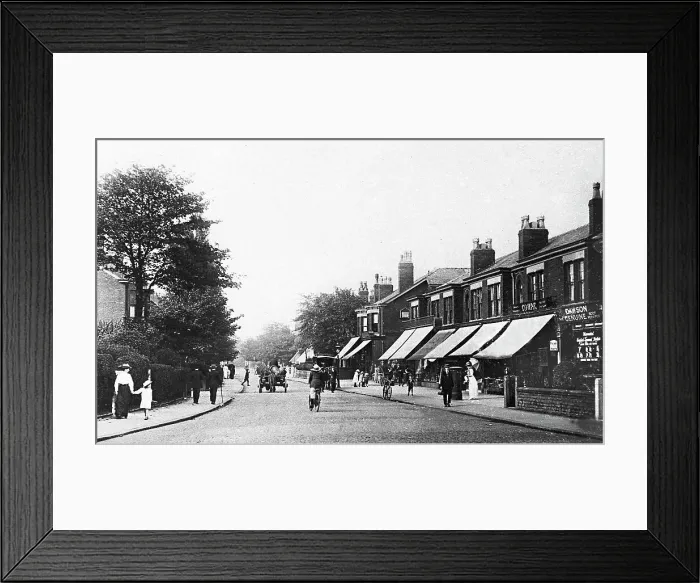 Framed Print : Stockport Bramhall Lane early 1900s Framed Print : Stockport Bramhall Lane early 1900s
