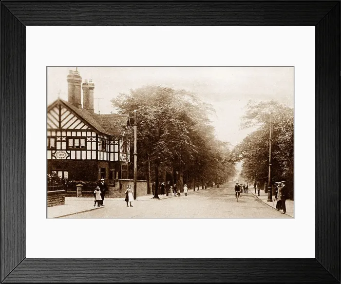 Framed Print : Stockport Edgeley Road early 1900s Framed Print : Stockport Edgeley Road early 1900s