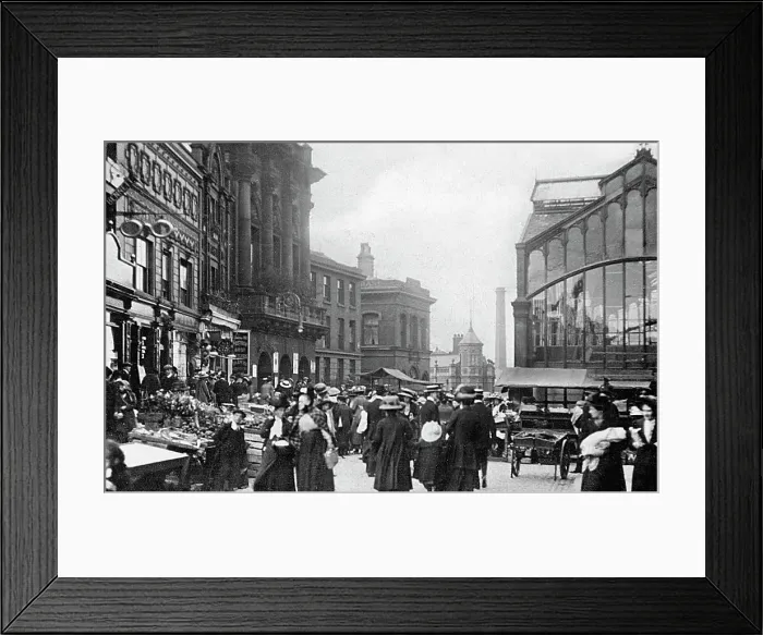 Framed Print : Market Street, Stockport Framed Print : Market Street, Stockport