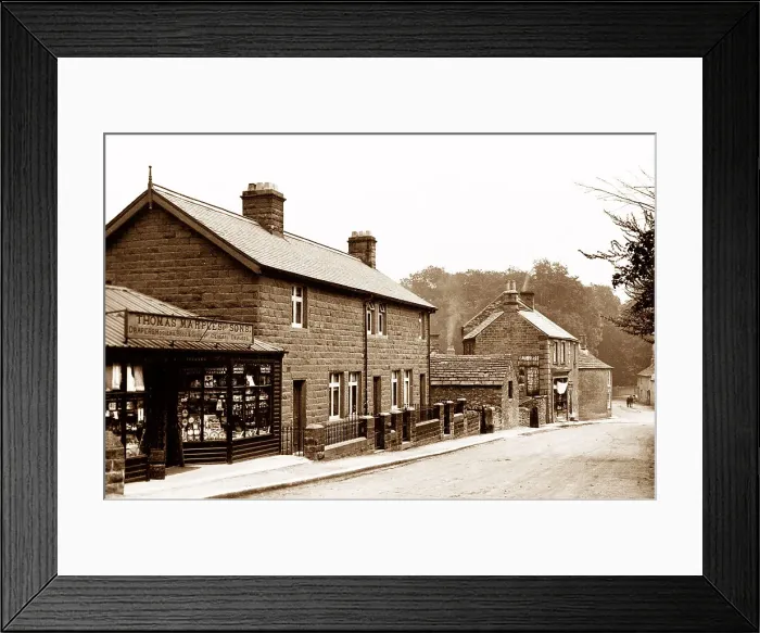 Framed Print : Stoney Middleton early 1900s Framed Print : Stoney Middleton early 1900s