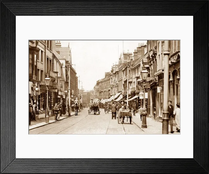 Framed Print : High Street, Stourbridge Framed Print : High Street, Stourbridge