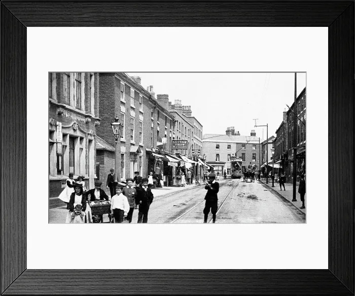Framed Print : Stourport High Street early 1900s Framed Print : Stourport High Street early 1900s