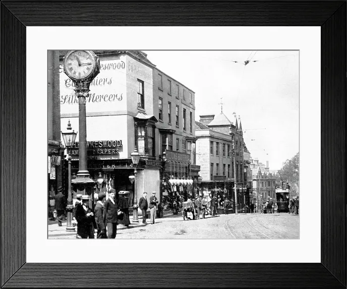 Framed Print : Stourbridge High Street early 1900s Framed Print : Stourbridge High Street early 1900s
