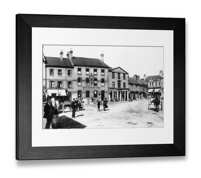 Framed Print : Market Place, Stowmarket Framed Print : Market Place, Stowmarket