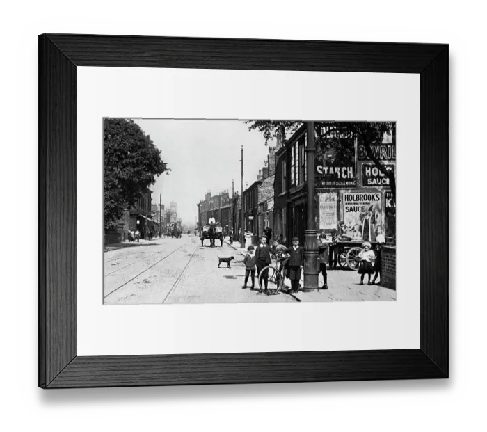 Framed Print : Stretford Chester Road early 1900s Framed Print : Stretford Chester Road early 1900s