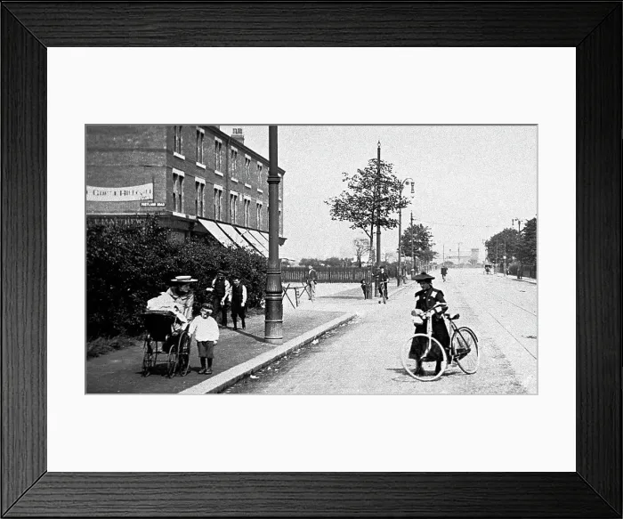 Framed Print : Stretford Gorse Hill Chester Road early 1900s Framed Print : Stretford Gorse Hill Chester Road early 1900s