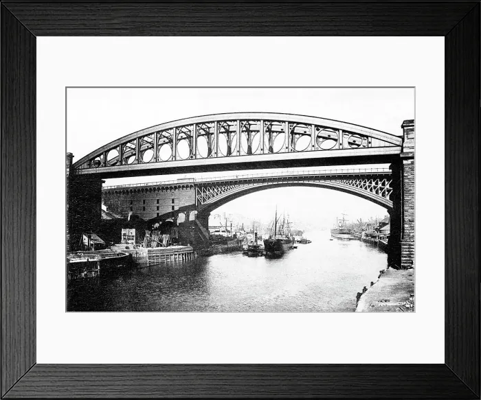 Framed Print : Sunderland Bridges early 1900s Framed Print : Sunderland Bridges early 1900s
