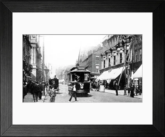 Framed Print : Sunderland Fawcett Street early 1900s Framed Print : Sunderland Fawcett Street early 1900s