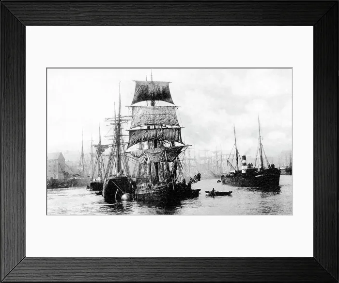 Framed Print : Sunderland - Wear - Victorian period Framed Print : Sunderland - Wear - Victorian period