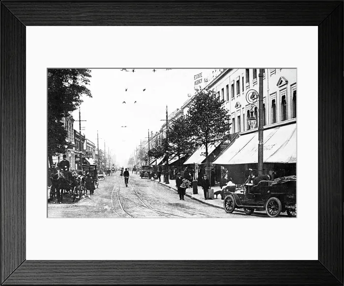 Framed Print : Surbiton Victoria Road probably 1920s Framed Print : Surbiton Victoria Road probably 1920s
