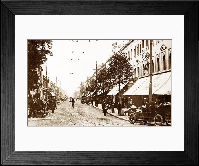 Framed Print : Victoria Road, Surbiton Framed Print : Victoria Road, Surbiton