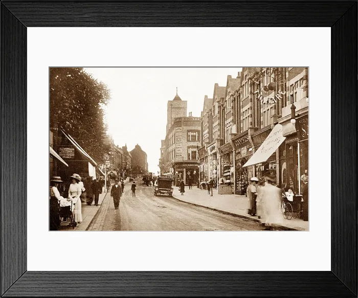 Framed Print : High Street, Sutton, London Framed Print : High Street, Sutton, London