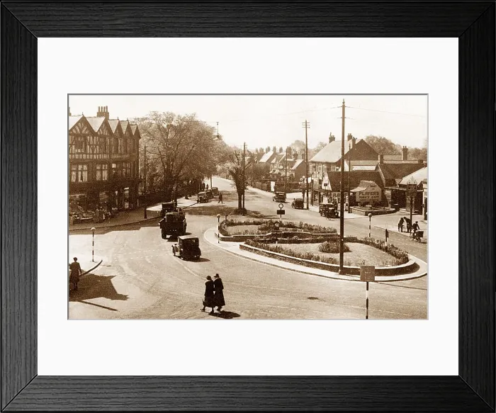 Framed Print : Mere Green Corner, Four Oaks Sutton Coldfield Framed Print : Mere Green Corner, Four Oaks Sutton Coldfield