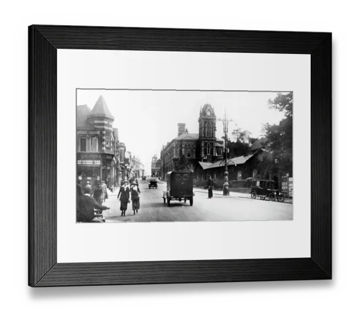 Framed Print : Sutton Coldfield Mill Street probably 1920s Framed Print : Sutton Coldfield Mill Street probably 1920s