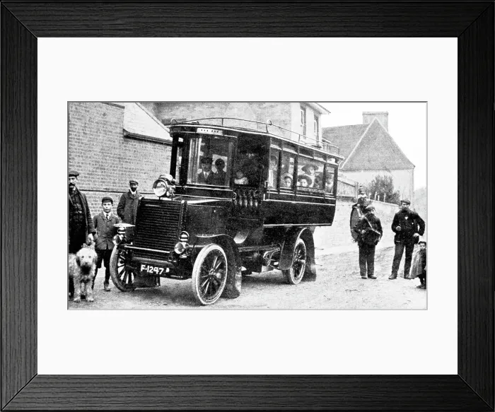 Framed Print : Motor bus, Sutton Valence Framed Print : Motor bus, Sutton Valence